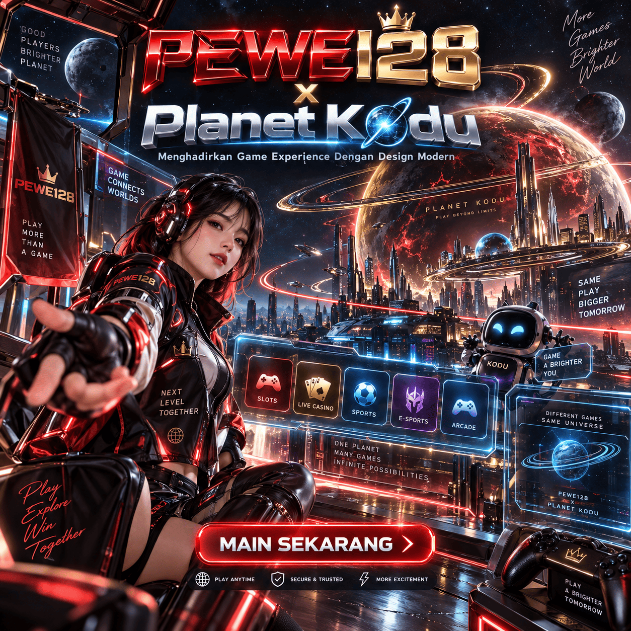 Galeri foto PEWE128 x Planet Kodu : Menghadirkan Game Experience Dengan Design Modern di Jakarta